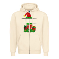 Sandshell christmas elf custom name Zipper Hoodie - Artiststas