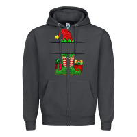 Smoke christmas elf custom name Zipper Hoodie - Artiststas