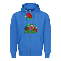 True Royal christmas elf custom name Zipper Hoodie - Artiststas