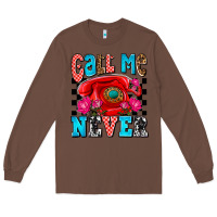 Chestnut call me never olivia Long Sleeve Tee - OliviaCreatesArt