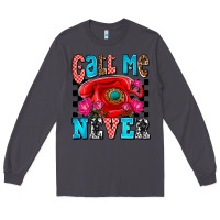 Smoke call me never olivia Long Sleeve Tee - OliviaCreatesArt