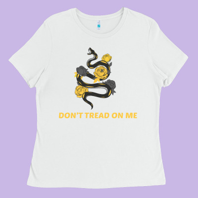 Don't Tread On Me Ladies Tee Designed By Bettercallsaul