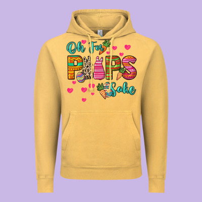 Oh For Peeps Sake Easter Day Vintage Hoodie Designed By Howdyjamesfarm