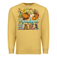 Antique Gold thankful mama Premium Sweatshirt - BarkalooDesign