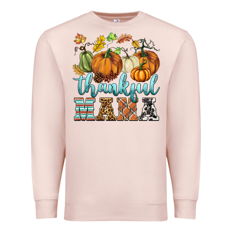 Thankful Mama Premium Sweatshirt by BarkalooDesign | Teevron