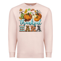 Pale Pink thankful mama Premium Sweatshirt - BarkalooDesign