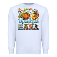 White thankful mama Premium Sweatshirt - BarkalooDesign