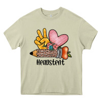 Mossy peace love headstent Heavy Core Tee - JahusDesignShop