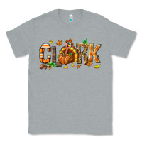 Heather Grey Personalized Thanksgiving Classic Tee - NancyCooperArtShop