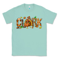 Seafoam Personalized Thanksgiving Classic Tee - NancyCooperArtShop