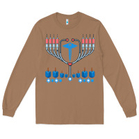 Toasted Coconut jewish hanukkah chanukah doctor medical menorah  gifts Long Sleeve Tee - trangStudio