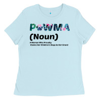 Baby Blue Dog Love: Grandma aka Pawma Ladies Tee - Bettercallsaul
