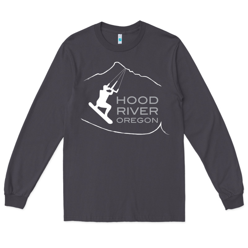 Kiteboarding Hood River Oregon, Kitesurfing Long Sleeve Tee by trangStudio | Teevron