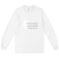 White Kiteboarding Hood River Oregon, Kitesurfing Long Sleeve Tee - trangStudio