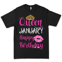 Black Queen Was Born İn January Happy Birthday Premium Tee - Bettercallsaul