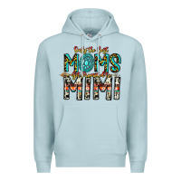 Blue Mist Only The Best Moms Get Promoted To Mimi Premium Hoodie - CowhideDigitalArt