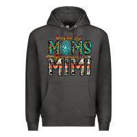 Charcoal Heather Only The Best Moms Get Promoted To Mimi Premium Hoodie - CowhideDigitalArt