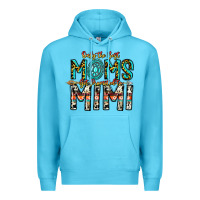 Ocean Blue Only The Best Moms Get Promoted To Mimi Premium Hoodie - CowhideDigitalArt