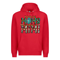 Red Only The Best Moms Get Promoted To Mimi Premium Hoodie - CowhideDigitalArt