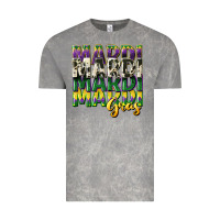 Cloud Rock cowhide mardi gras Vintage Tee - CowGirlArtShop