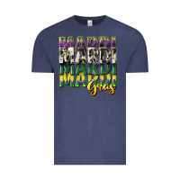 Vintage Denim cowhide mardi gras Vintage Tee - CowGirlArtShop