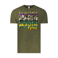 Vintage Olive cowhide mardi gras Vintage Tee - CowGirlArtShop