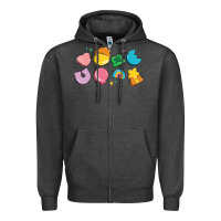 Charcoal Heather st patrick's lucky charms Zipper Hoodie - Artiststas