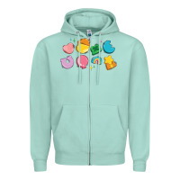 Seafoam st patrick's lucky charms Zipper Hoodie - Artiststas