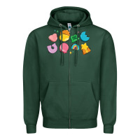 Sports Green st patrick's lucky charms Zipper Hoodie - Artiststas