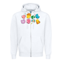 White st patrick's lucky charms Zipper Hoodie - Artiststas