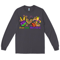 Smoke peace love mardi gras olivia Long Sleeve Tee - OliviaCreatesArt