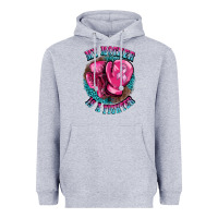 Heather Grey my mother is a fighter Heavyweight Hoodie - BarkalooDesign