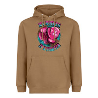 Toasted Coconut my mother is a fighter Heavyweight Hoodie - BarkalooDesign