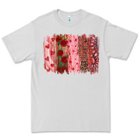 Dove Grey valentine's day brushstrokes Premium Tee - RanaPortraitStore