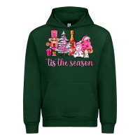 Forest Green tis the season pink christmas Urban Hoodie - AdoDesignShop