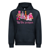 Navy tis the season pink christmas Urban Hoodie - AdoDesignShop
