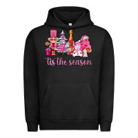 Pigment Black tis the season pink christmas Urban Hoodie - AdoDesignShop