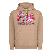 Pigment Burro tis the season pink christmas Urban Hoodie - AdoDesignShop