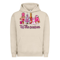 Pigment French Oak tis the season pink christmas Urban Hoodie - AdoDesignShop
