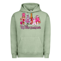 Pigment Oil Green tis the season pink christmas Urban Hoodie - AdoDesignShop