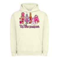 Pigment Pistachio tis the season pink christmas Urban Hoodie - AdoDesignShop
