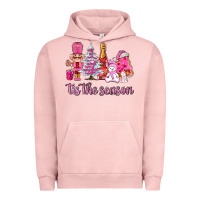 Pigment Salmon tis the season pink christmas Urban Hoodie - AdoDesignShop