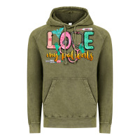 Vintage Olive love my patients Vintage Hoodie - CowGirlArtShop