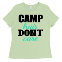 Matcha Camp Hair Don't Care Black Ladies Tee - Bettercallsaul