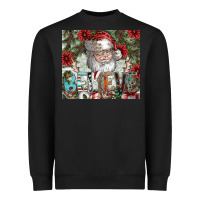 Black Believe Heavyweight Sweatshirt - CowhideDigitalArt