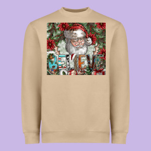 Believe Heavyweight Sweatshirt Designed By Cowhidedigitalart