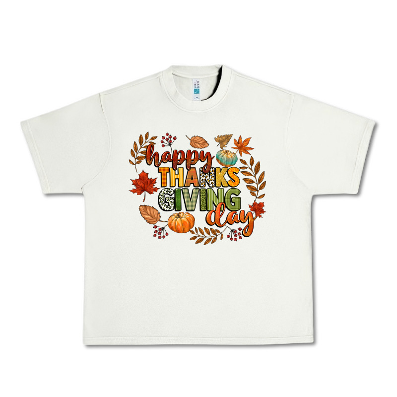 Happy Thanksgiving Day Urban Heavy Tee by CowGirlArtShop | Teevron