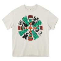 Cream western windmill Heavy Core Tee - Jasminsmagicworld
