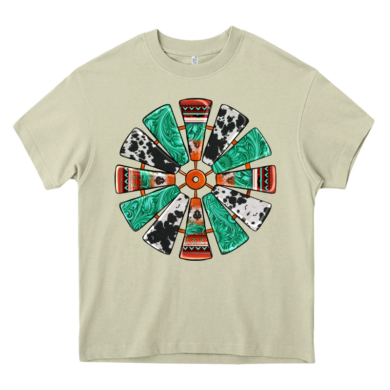 Western Windmill Heavy Core Tee by Jasminsmagicworld | Teevron