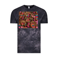 Cloud Black valentines day violin and cowboy boots country music Vintage Tee - Jasminsmagicworld